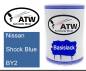 Preview: Nissan, Shock Blue, BY2: 500ml Lackdose, von ATW Autoteile West.